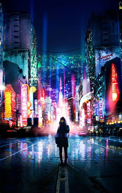 Neon City, cyberpunk, night, vivid, HD phone wallpaper | Peakpx