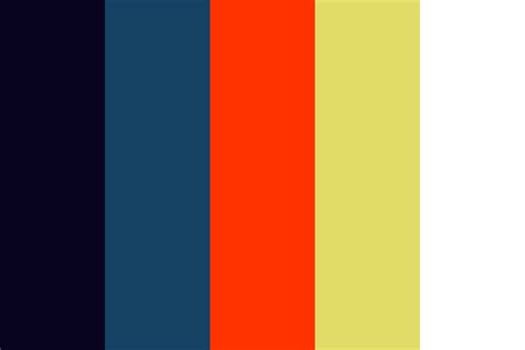 USMC Dress Blues Color Palette