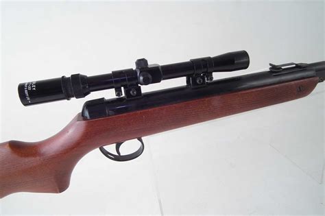 BSA Meteor .22 Air Rifle, serial number TA21859, with Webley 3x-7x20 scope, 103cm long No licence