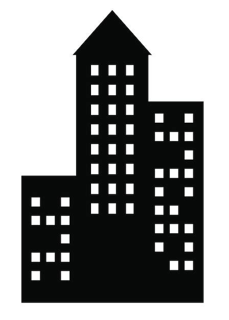 Premium Vector | This set of illustrations features a black skyscraper