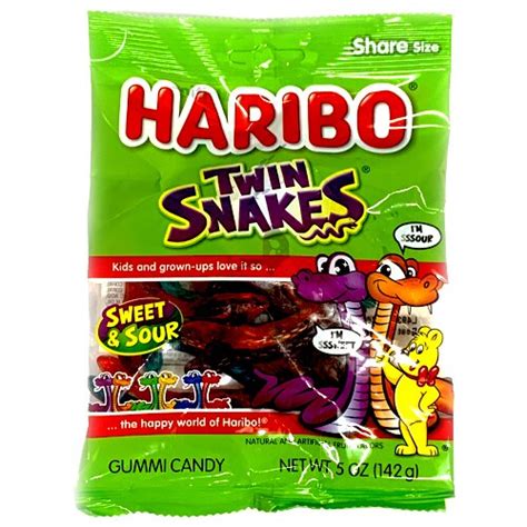 Haribo Twin Snakes Gummies - 5 oz. - Germanfoods.org