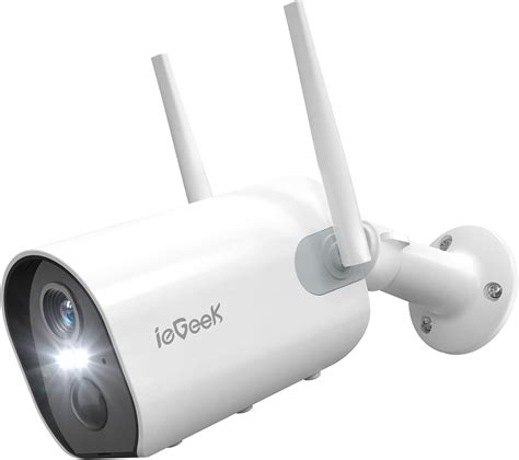 ieGeek 2K Wireless Security Camera Outdoor with Color Night Vision, Rechargeable Battery CCTV ...