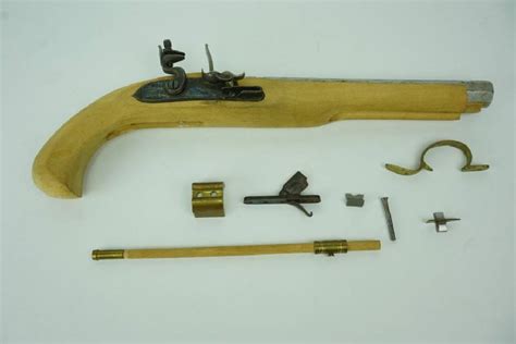 Vintage Jukar Flintlock Black Powder Pistol Kit