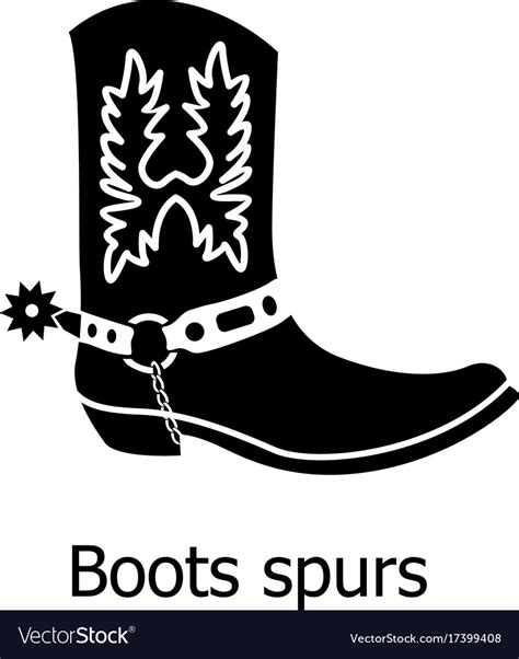 Cowboy Boots With Spurs Svg