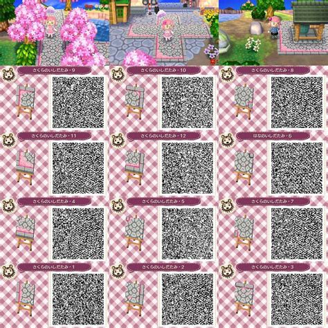 Cherry Blossom Path Animal Crossing New Leaf Qr Code | ACNL Town ...