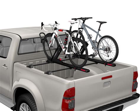 Yakima BedRock Bike Rack - The proprietary, Yakima BedRock pickup truck bed rack… | Truck bed ...