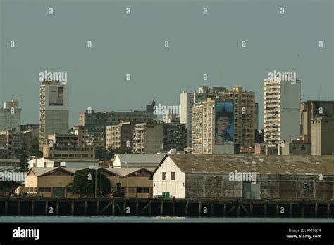 Maputo skyline from Katembe district. Maputo, Mozambique, Africa Stock ...