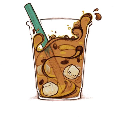 Coffee Iced Soft Drink Mocha Cafe Caffxe8 Transparent HQ PNG Download ...