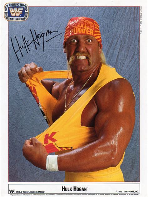 Hulk Hogan WWF Promo Photo – RetroWrestling.com