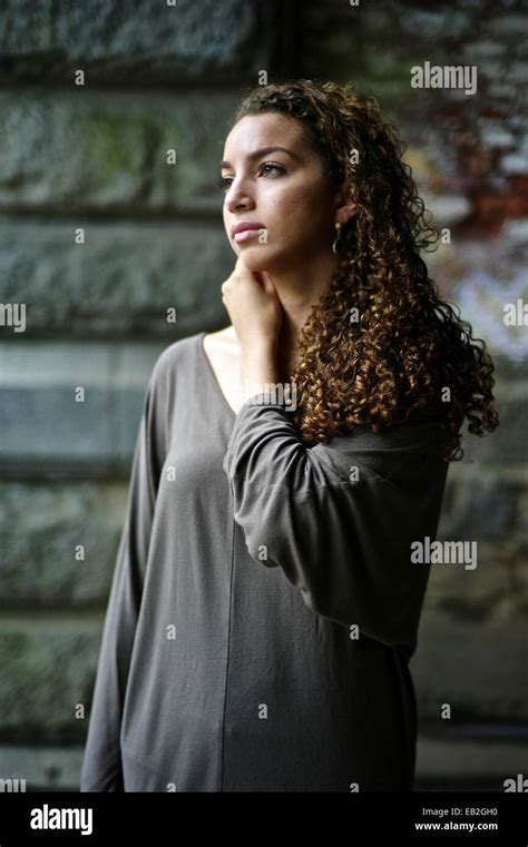 24 year-old mixed race American woman in Central Park (model released Stock Photo - Alamy