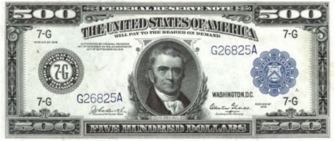 Real 500 Dollar Bill