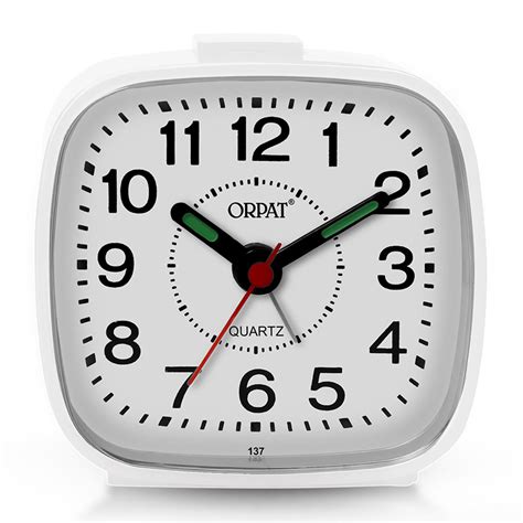 Orpat TBB-137 Buzzer Alarm Clock (White) | Orpat Group