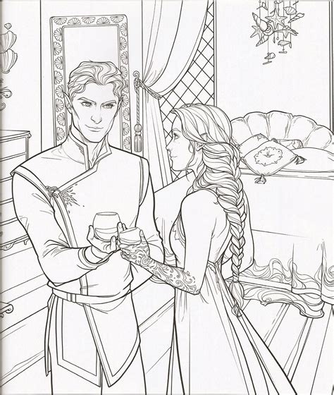 Acotar Coloring Book Pages Blank Welcome to our supersite for interactive printable online ...