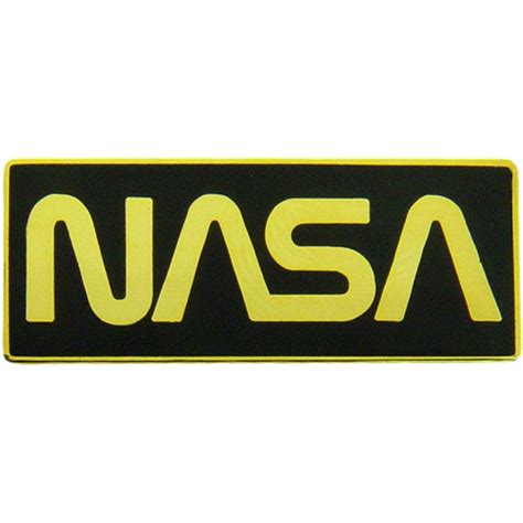 Gold Color NASA Logo Pin 1" | Michaels