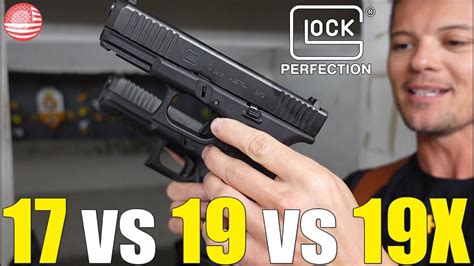 Glock 17 vs Glock 19 vs Glock 19X (The BEST 9mm Glock) - YouTube