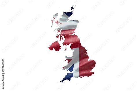 United Kingdom UK map outline icon. PNG alpha channel. Country with ...