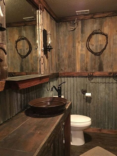 37 Amazing Rustic Barn Bathroom Decor Ideas - MAGZHOUSE