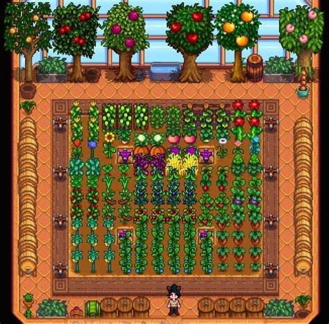 The Greenhouse - With each kind of fruit tree and every crop/flower ...