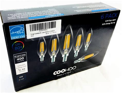 COOWOO LED Candelabra Bulbs - My Helpful Hints® - Honest Reviews