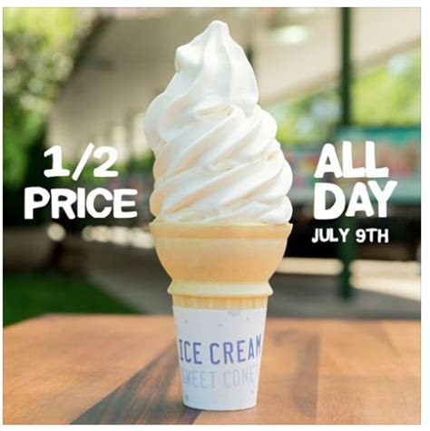 Sonic Ice Cream Cones 1/2 off Today! - The Harris Teeter Deals