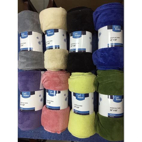 24 Bulk 50x60 Assorted Solid Color Fleece Blankets - at ...