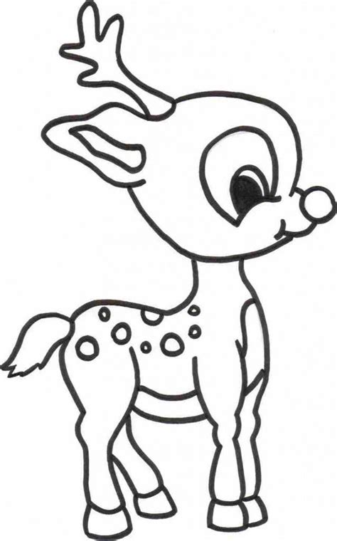 Free Printable Reindeer Coloring Pages For Kids | Rudolph coloring ...