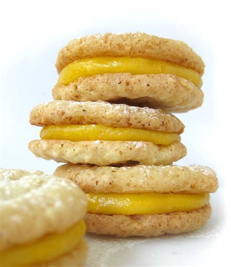 How to use up those egg yolks – coconut cookies with passion fruit curd filling | The Cookie Shop