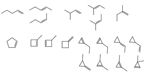 How many isomers of the alkene pentene are there? | Socratic