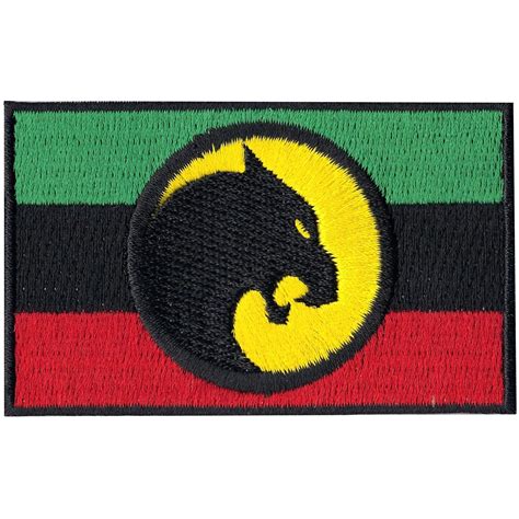 Wakanda Flag Embroidered Iron on Patch (ALT)