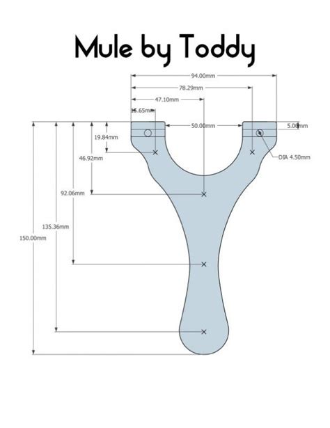 Official Mule Slingshot Template | Diy slingshot, Wooden slingshot, Slingshot