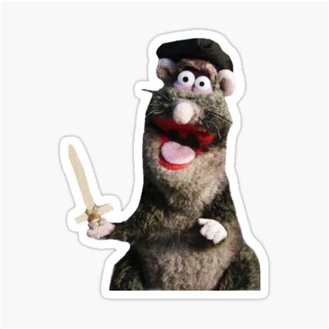 "Horrible Histories Rat with Sword" Sticker for Sale by tegenn27 | Redbubble