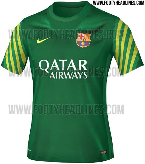 Barcelona 15-16 Goalkeeper Kits Unveiled - Footy Headlines