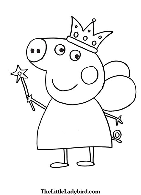 Peppa Pig Coloring Pages Pdf at GetColorings.com | Free printable ...