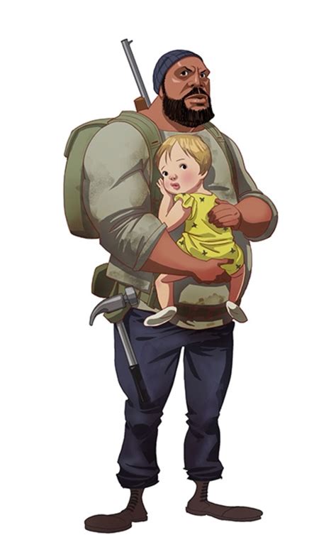 Tyreese and Judith - The Walking Dead Fan Art (38175788) - Fanpop