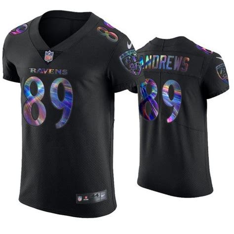 Ravens Mark Andrews Holographic Black Edition Jersey – US Sports Nation