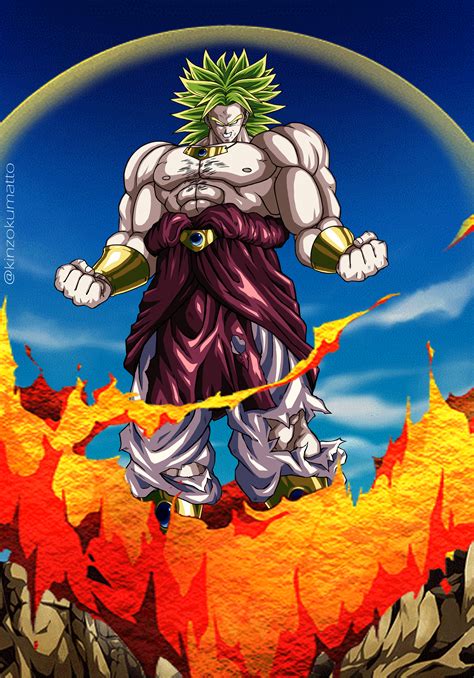 [fanart] I was not fan of the new LR broly Artwork, So i make another ...