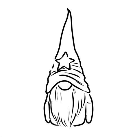 gnome vector sketch 7652827 Vector Art at Vecteezy