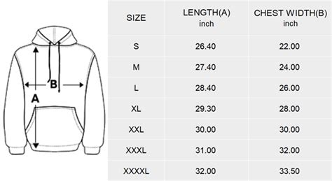 HOODIE SIZING CHARTS – Meet your new favourite author and chip eating partner.