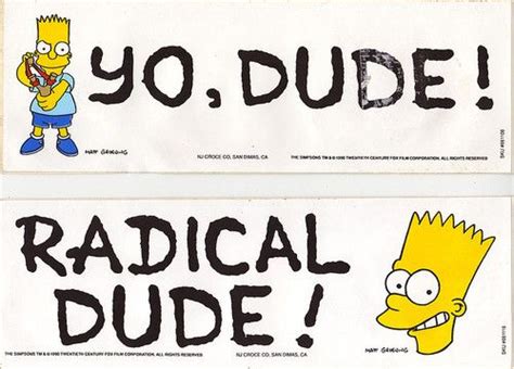 Nostalgic Xtreme!, Bart Simpson bumper stickers | Bumper stickers, Kids ...