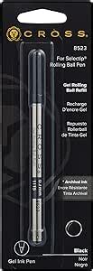 Cross Selectip Gel Rollingball Pen Refill, Black, 1 per Card (8523): Pen Refills: Amazon.com.au