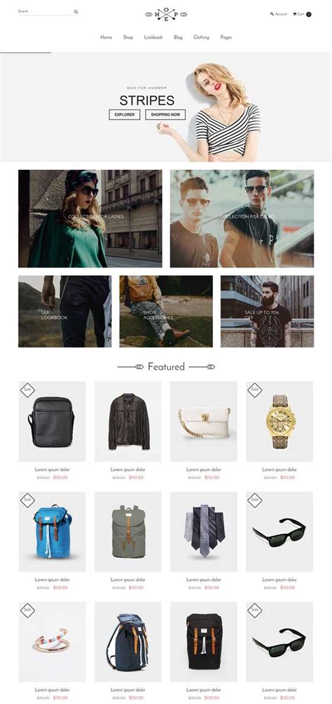 30+ Best eCommerce Responsive HTML Templates 2016