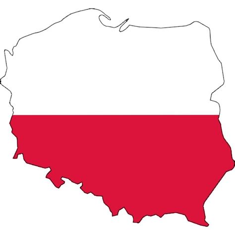 Poland Flag Map