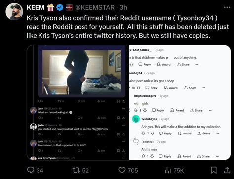 Keemstar claims Ava Kris Tyson supported art from controversial cartoon artist Shadman