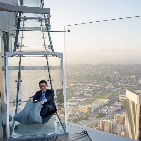 LA’s tallest skyscraper opens glass slide on 72nd floor - , Insight, - CID