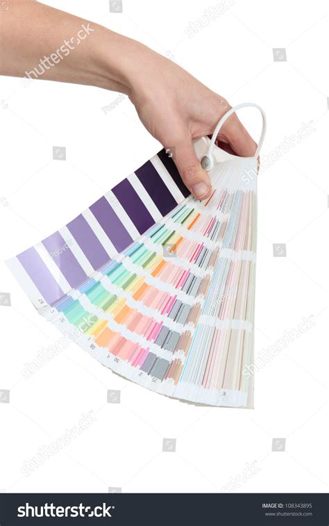 Hand Holding Colour Chart Stock Photo 108343895 | Shutterstock