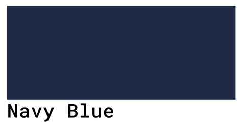 Navy Blue Color Codes - The Hex, RGB and CMYK Values That You Need