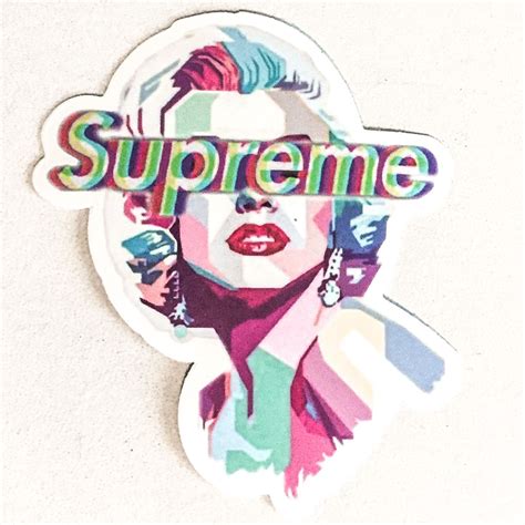 supreme sticker | Supreme sticker, Fun stickers, Aesthetic stickers