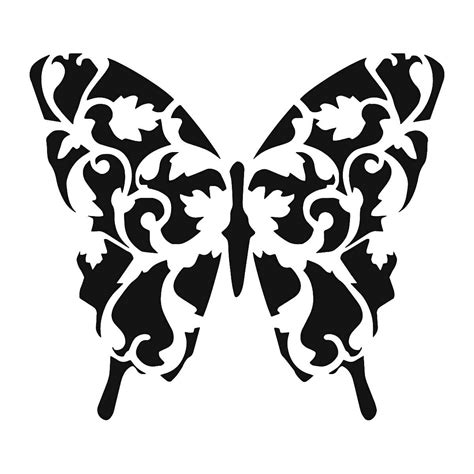 Butterletta | Butterfly stencil, Stencils printables, Printable stencil patterns