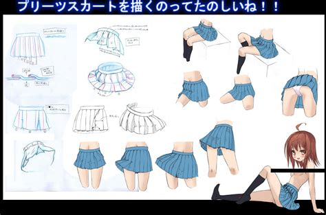 How To Draw A Pleated Skirt at How To Draw