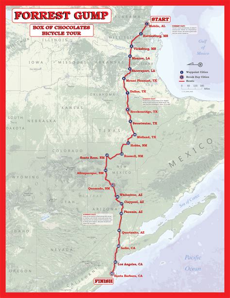 Forrest Gump Cycle Route - Ross Thorn